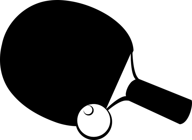 Black Table Tennis Bat